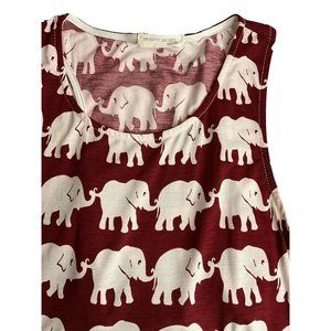 Twenty Second Alabama Elephant Top‎ Medium